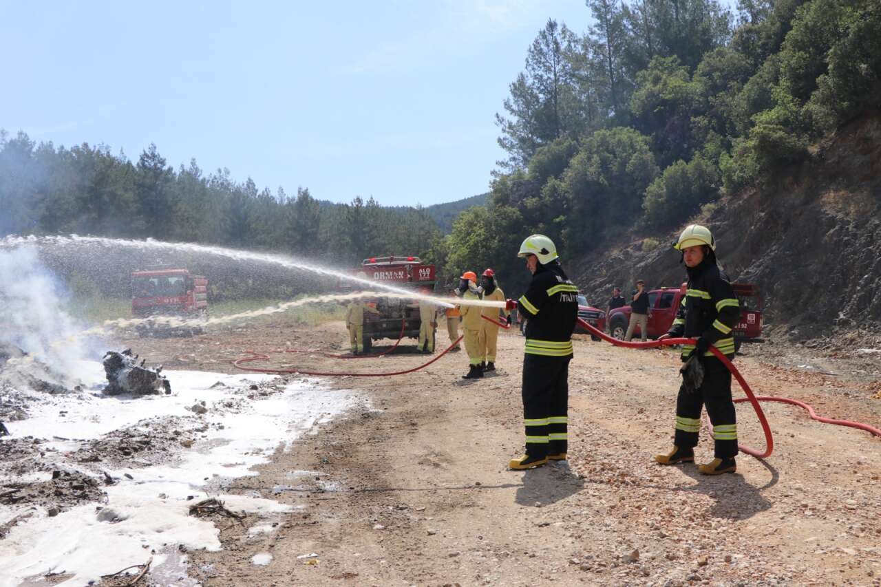 Muğla’da Tüm Kurumların Katılımıyla Kapsamlı Orman Yangını Tatbikatı Gerçekleştirildi 1